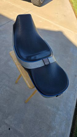 Matching Corbin Dual Tour Ostrich Seat & Backrest Set (RK-DT-97) for 1 Harley Road King 🔥 COMPLETE CUSTOM CORBIN SETUP — SAVE OVER $500
