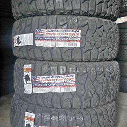 315/70/17 AMERICAN ROAD R/T  (4 TIRES NEW) INCLUDED INSTALLATION AND BALANCING 