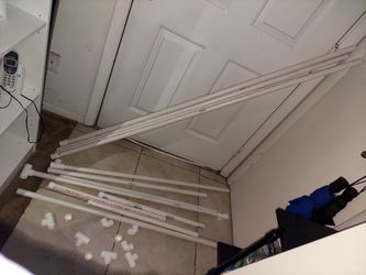 PVC Pipe & Connectors. Various Sizes. Easy For DIY ($10)