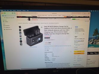 Fujifilm battery charger set