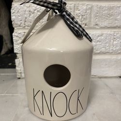 Rae Dunn Knock Birdhouse 