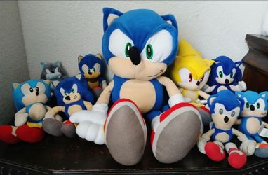 Sonic The Hedgehog Plush Lot