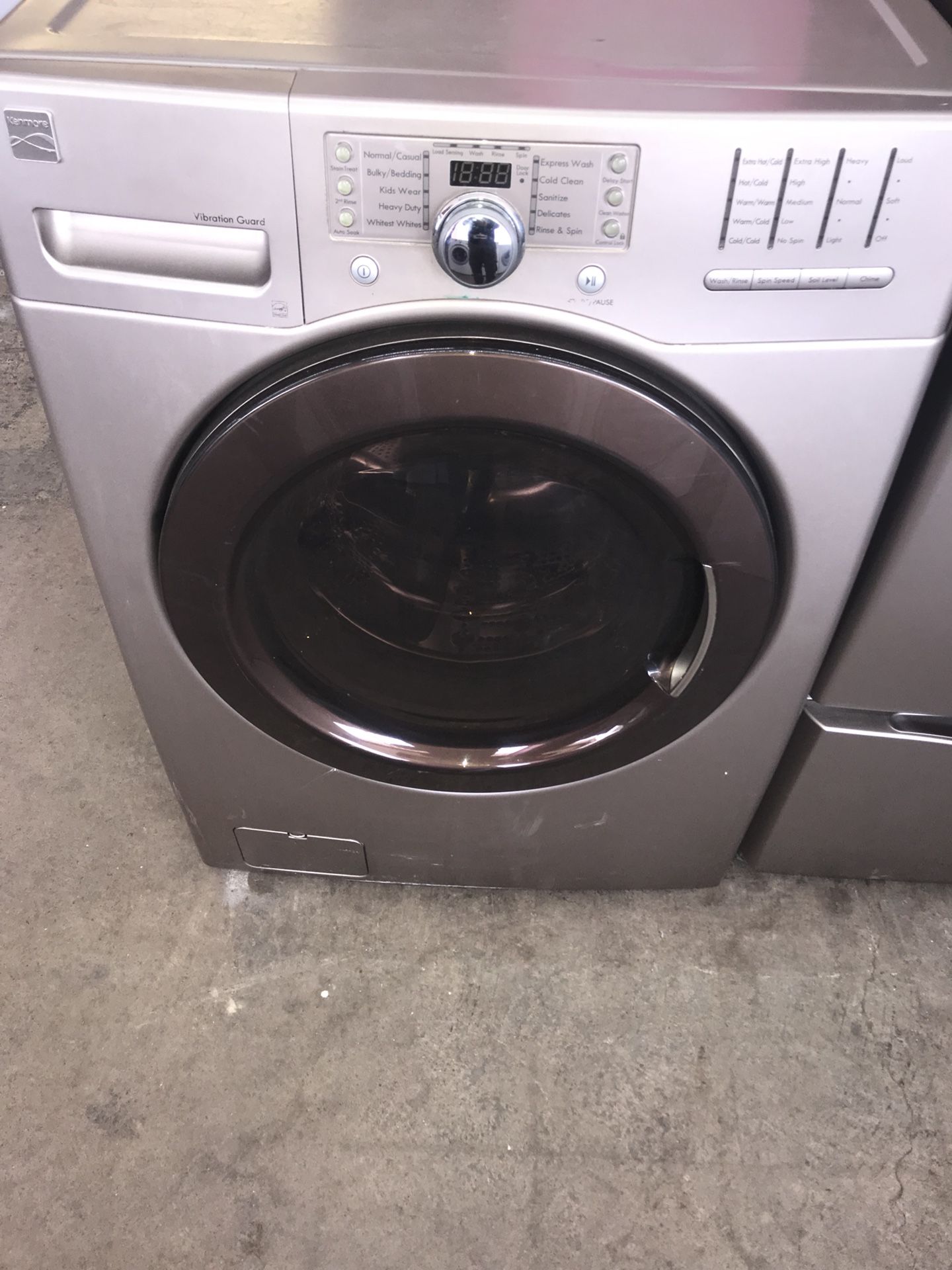 Kenmore set washer and dryer gas