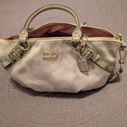 Coach Madison Op Art Silver