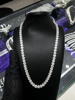 8mm Moissanite Necklace 