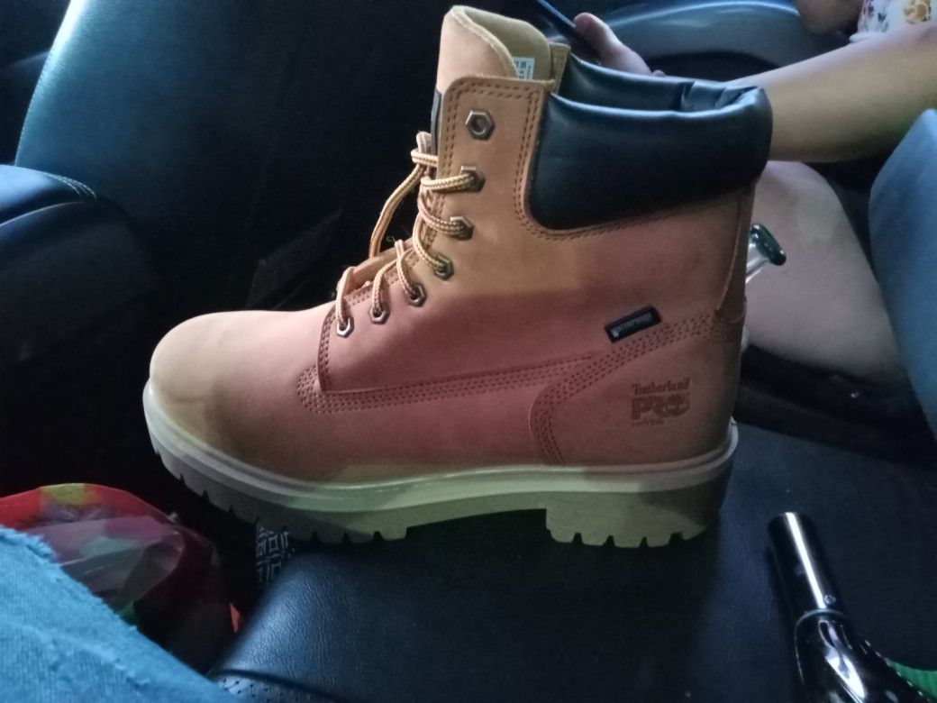 Timberland Work Boots Soft Toe Waterproof 10.5