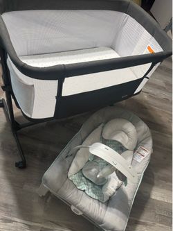 Cuna y vibrador para bebe