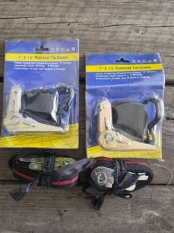 Lightweight ratchet straps