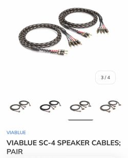 ViaBlue SC-4 speaker cable pair (3m)