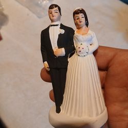 14  5" vintage japan chalkware