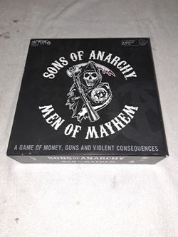 Sons Of Anarchy Men Of Mayhem Game In Excellent New Condition (Is Complete Nothing Missing)