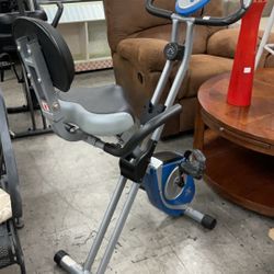 XTERRA Folding Excercise Bike Stationary Bicycle 