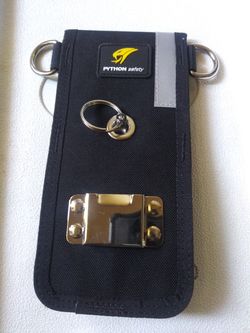 Python measure tape holder with yoyo