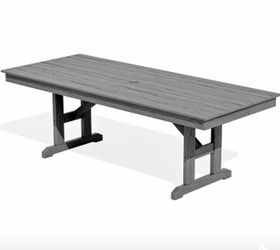 New very large outdoor dining table