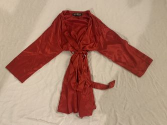 Sweet Glitter Silk Robe 👘 
