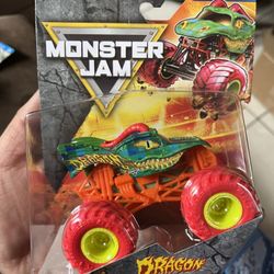 MONSTER JAM DRAGON (PIXEL PUNK) Series 45 Chase 1:64 Scale Spin Master New 2026