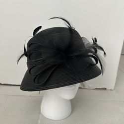 NEW August Black Women’s Hat 12981 Eva Bright Range 