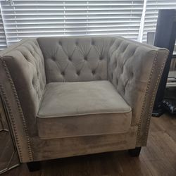 2 Arm Chairs + Ottoman