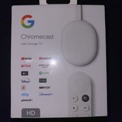 Chrome cast With Google Tv HDMI Voice Remote 