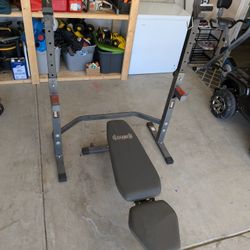 Champ Bench + Rack + Olympic Barbell