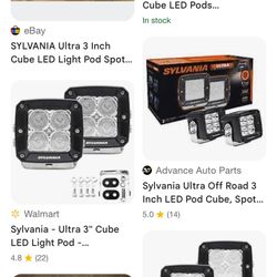Sylvania Ultra 3inch Cube LED Light Pods New In Box