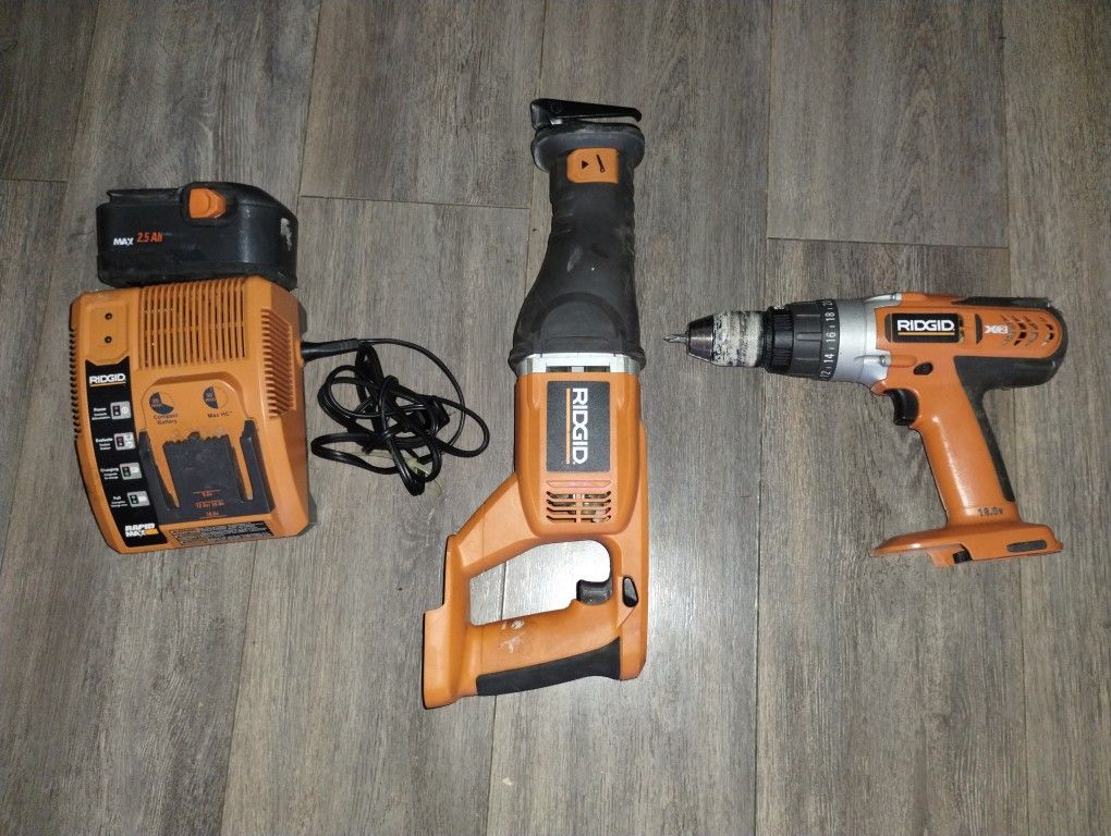 Ridgid Power Tools w/Charger