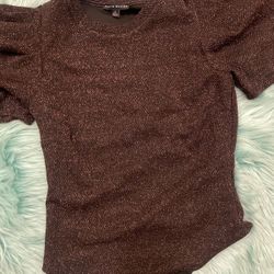 Black glitter Bodysuit Size Large 