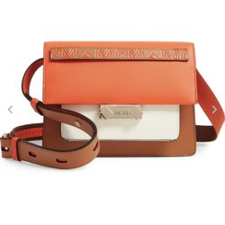 2019 MCM Small Milano Leather Shoulder Bag "Retired" Hard to find MSRP $1,620