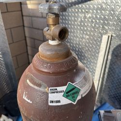 100% Argon gas tank