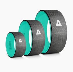 3in 1Foam Roller Fitness Yoga Wheel For Back Pain Relief, Stretching, Tissue Massage, & Spinal Alignment, Supports 660lbs, Set OV NEW • Retails $79.99