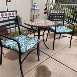 Patio table and Chairs Outdoor Home Furniture