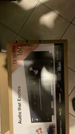OPEN BOX Excellent ONKYO TX SR 494 Surround Sound Reciever And 80 Watt Amp 7.2