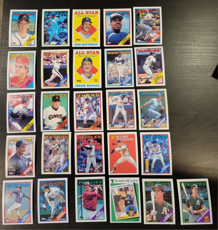 MINT 1988 Topps MLB Cards