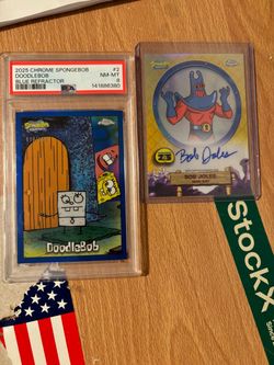 Topps chrome SpongeBob cards
