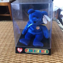 Beanie babies collection TY. Ramos Baby Mi T Clubby Bear 1998 Retired