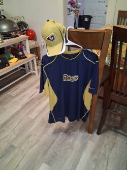 Rams jersey and cap 30.00