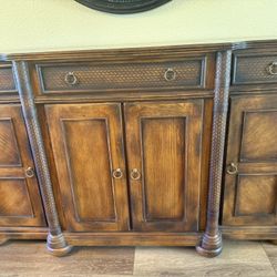 Wood Buffet Table