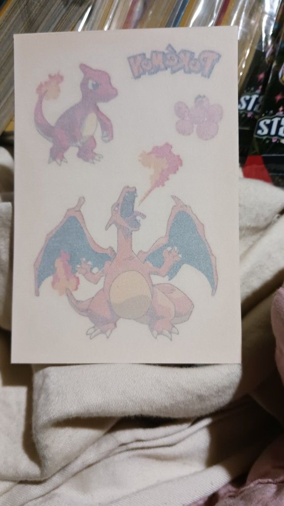 2000 Merlin Charizard Tatoo