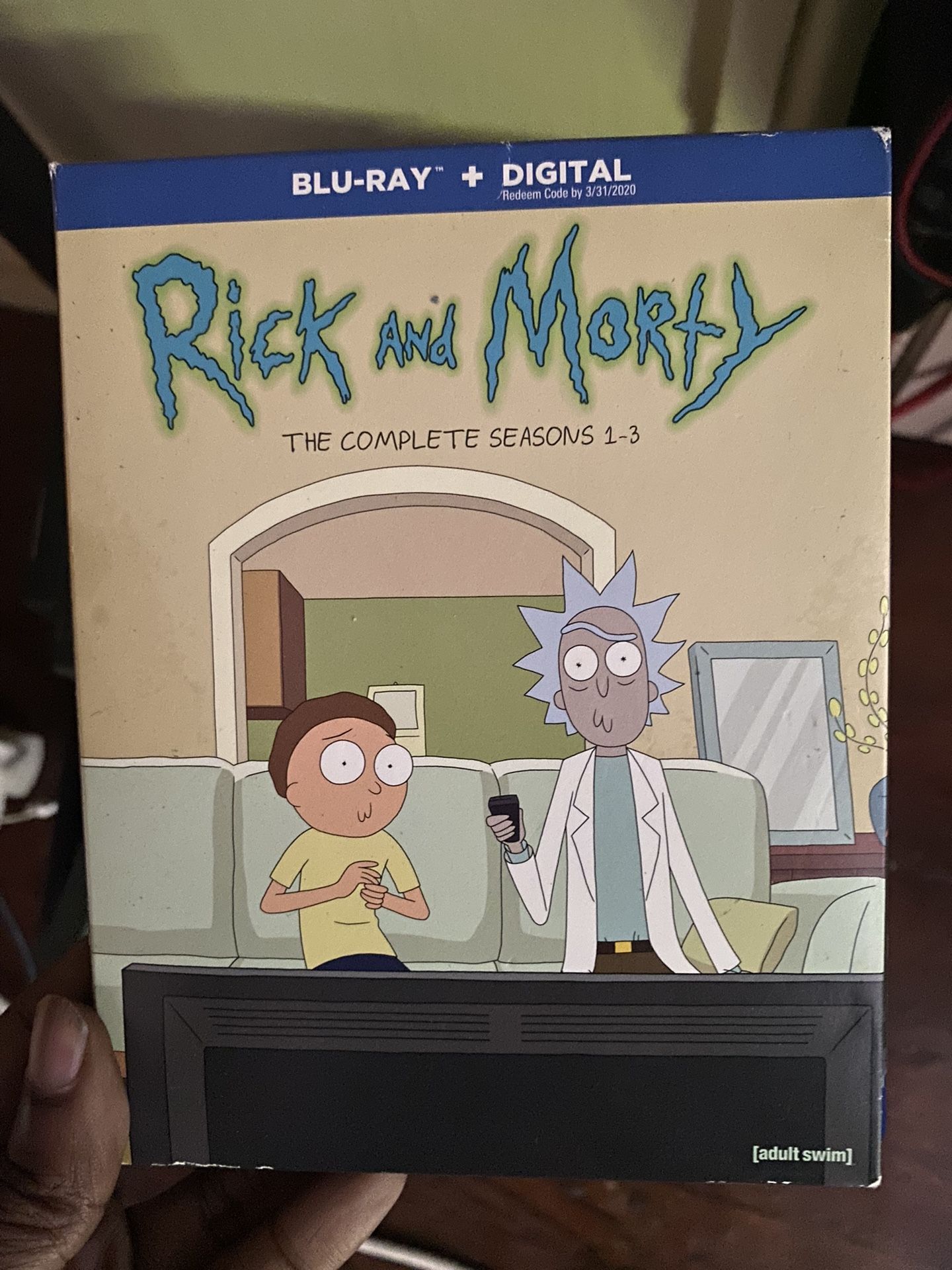 Rick And Morty Blu-ray Season 1 , 2 And 3