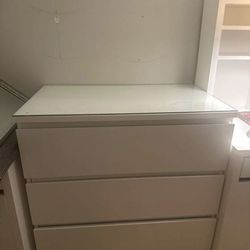 White Storklinta IKEA dresser