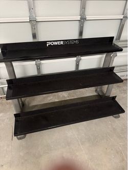 Power Systems 3 tier dumbbell rack