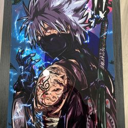 Kakashi Acrylic Wall Art 