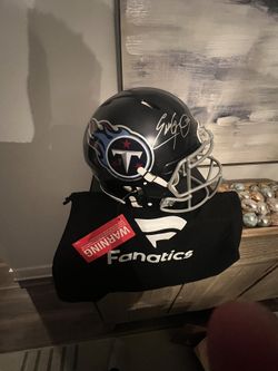 Eddie George, Tennessee Titan, Authentic Full-Size Helmet Autographed