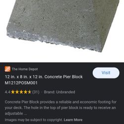 Pier Blocks Concrete
