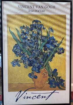 Van Gogh Irises in a Vase
