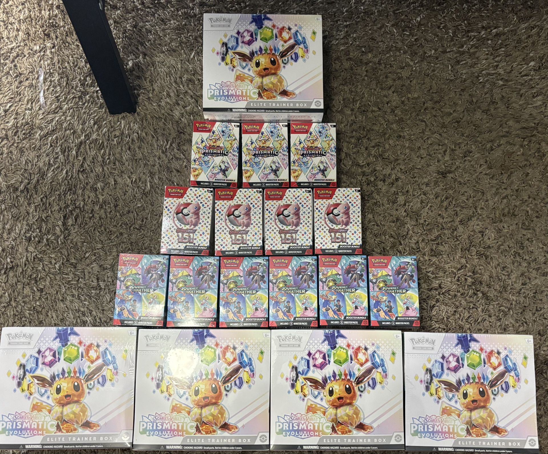 Pokemon BUNDLES ETB 151 Prismatic Journey Together