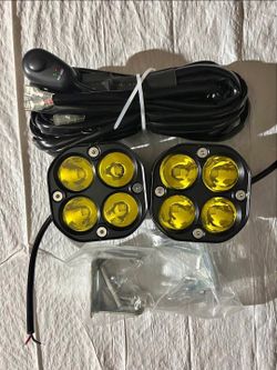 3” 2 Pcs LED Light Pods White Super Bright Off Road 4x4 Ditch Lights Luces Niebla Neblina Focos Offroad Chevy Gmc Ford Toyota Dodge Pontiac Chevrolet 