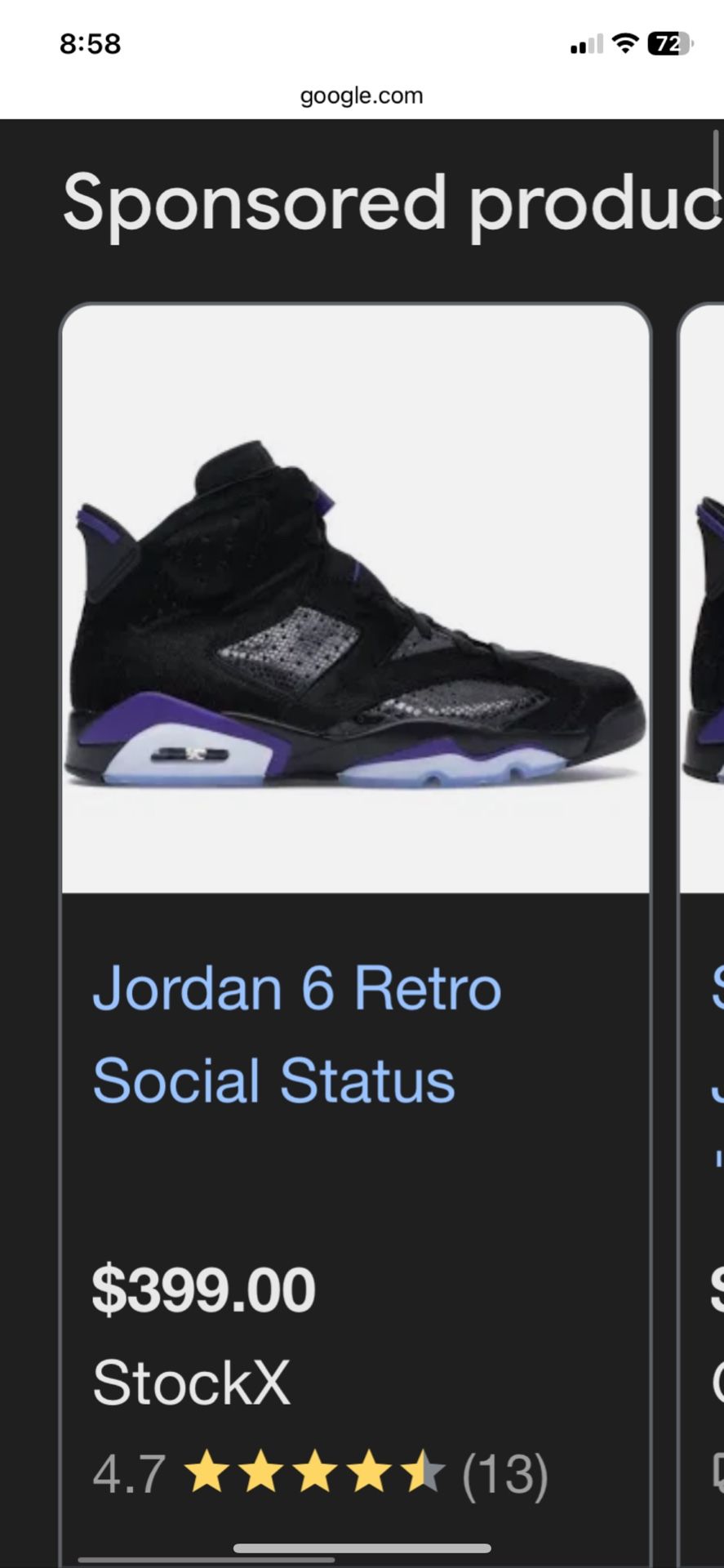 Jordan 6 Social Status