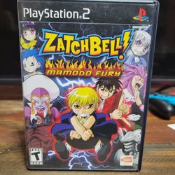 Zatch Bell Mamodo Fury Sony Playstation 2 Game