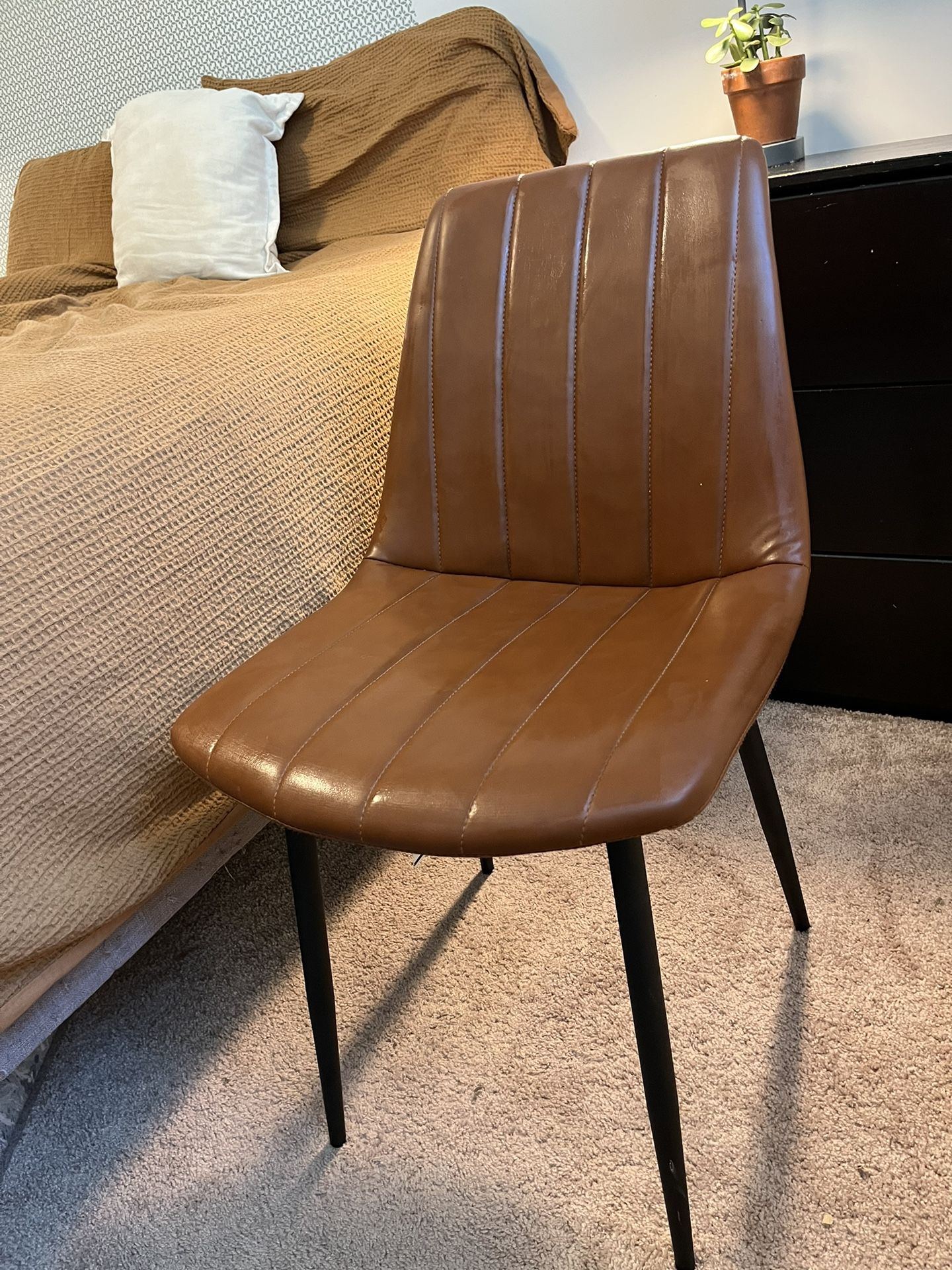 Faux Leather Desk Chair